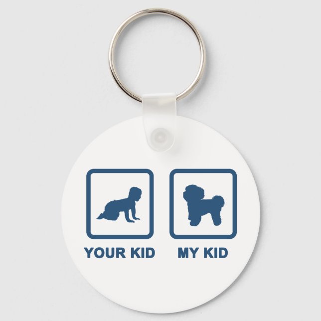 Bichon Frise Key Ring (Front)
