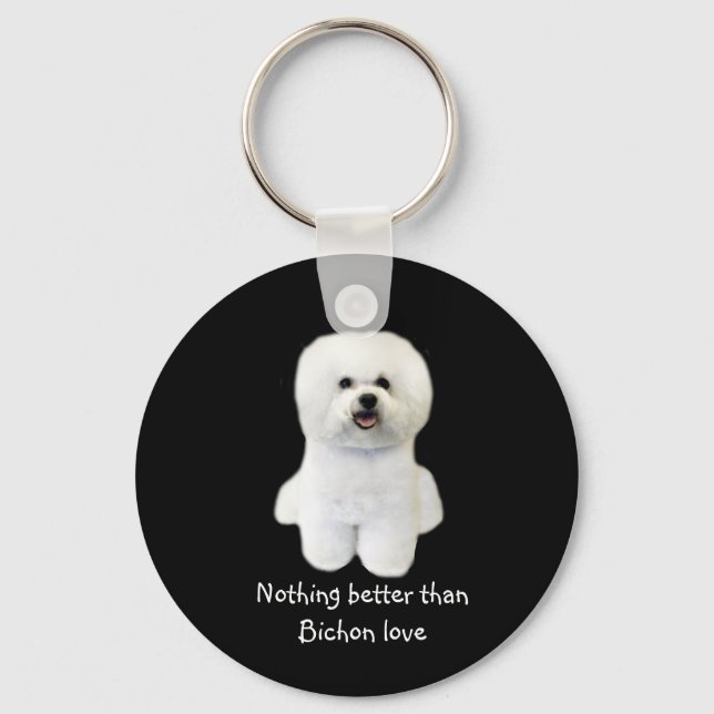 Bichon  Frise Keychain (Front)