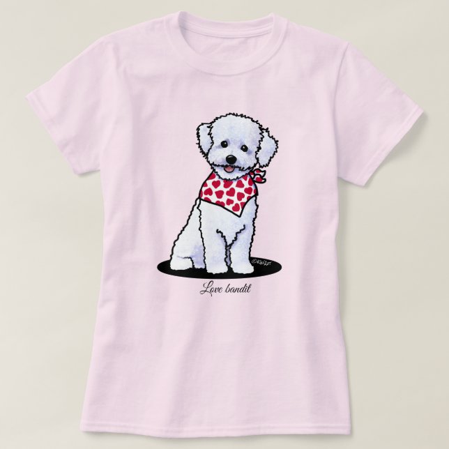Bichon Frise Light T-Shirt (Design Front)