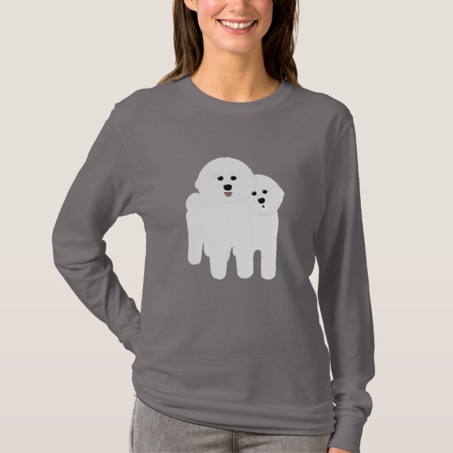 Bichon Frise Long Sleeve Shirt (Front)