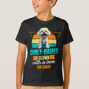 Bichon Frise Lover Funny Bichon Frise Retro  T-Shirt