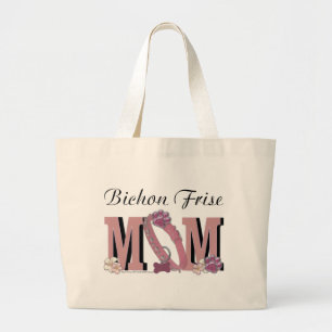 Bichon Frise MOM Large Tote Bag