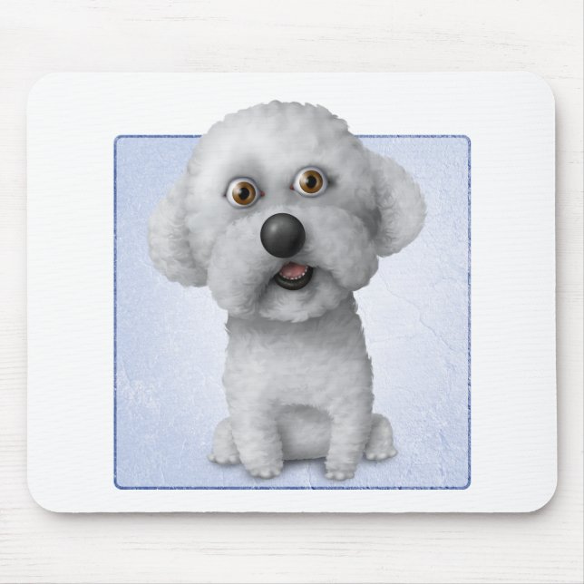 Bichon Frise Mouse Pad (Front)