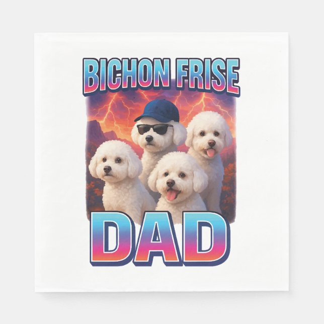 Bichon Frise Napkin (Front)