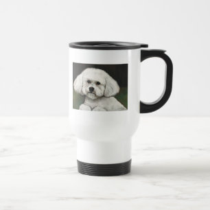 Bichon Frise Original Dog Art Travel Mug