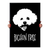Bichon Frise Pop Art Minimalist Chic Black & White