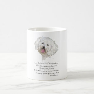 Bichon Frise Rainbow Bridge Coffee Mug