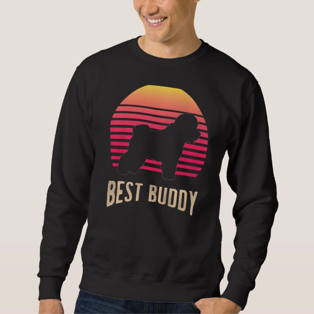 Bichon Frisé Retro Premium Sweatshirt (Front)