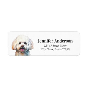 Bichon Frise Return Address Labels