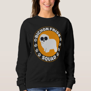 Bichon Frise Squad Curly Hair Pup Puppy Sweatshirt