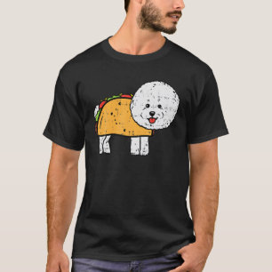 Bichon Frise Taco Funny Cinco De Mayo Mexican Dog T-Shirt