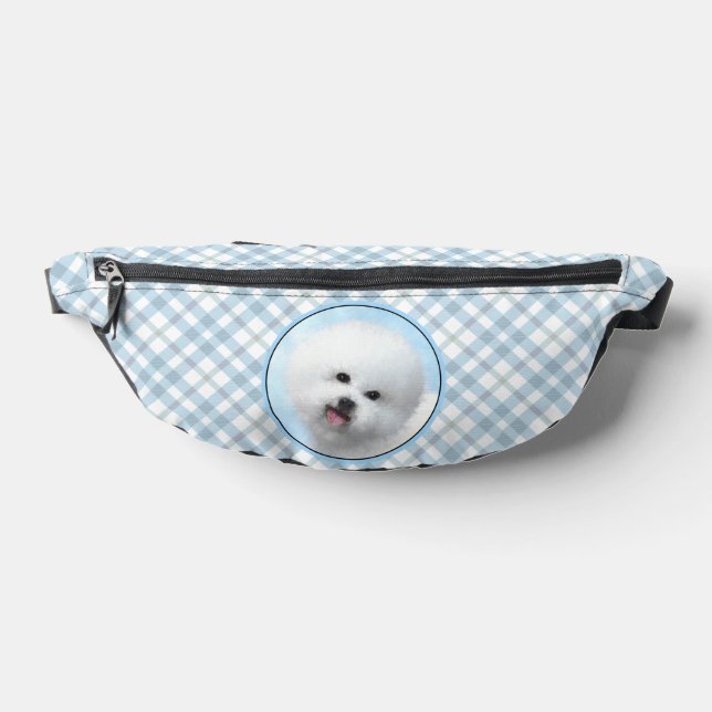 Bichon Frise Tenerife Painting White Cute Dog Art Bum Bags (Lay Down)