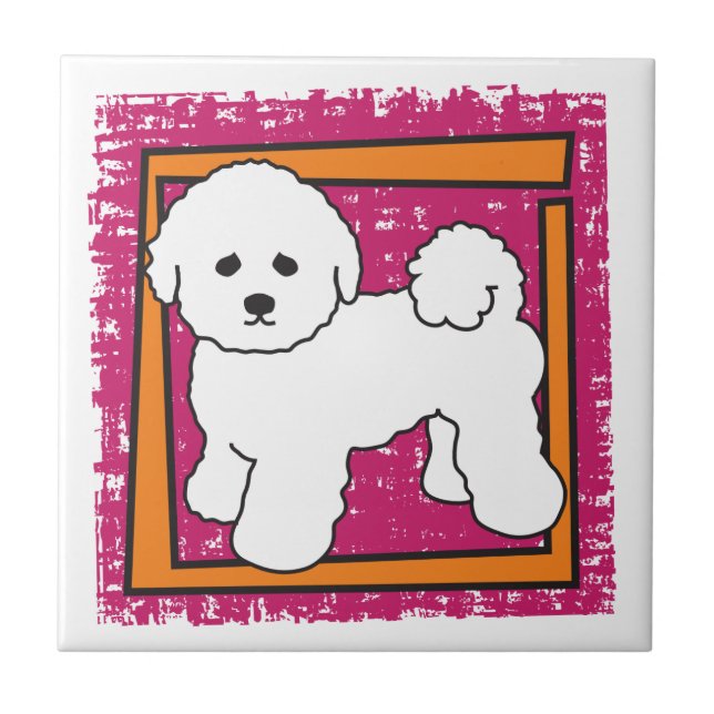 BICHON FRISE TILE (Front)