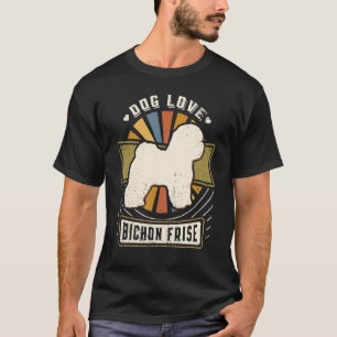 Bichon Frise Vintage Classic Retro Dog T-Shirt
