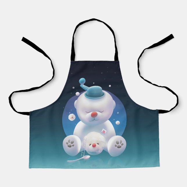 Bichon Ice Shaver Dreamland Apron (Front)