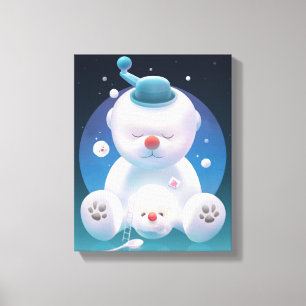 Bichon Ice Shaver Dreamland Canvas Print