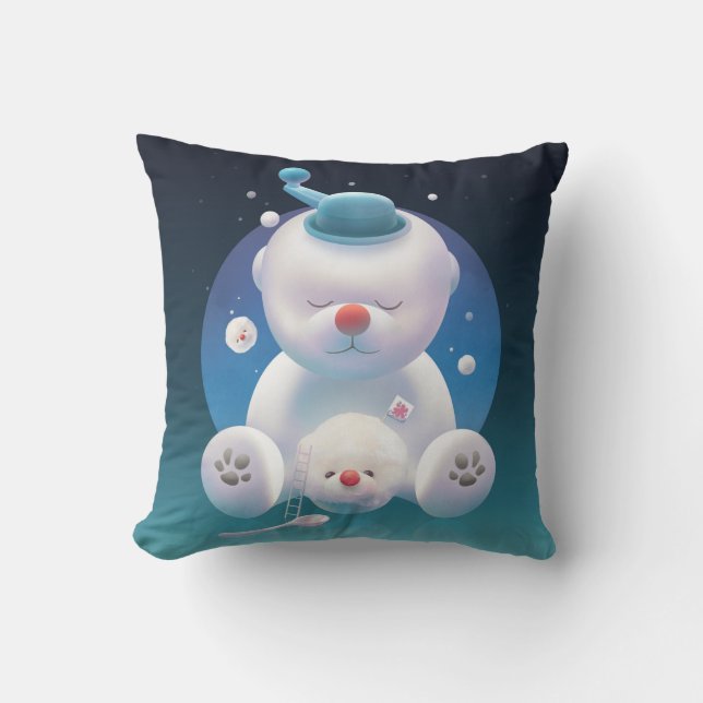 Bichon Ice Shaver Dreamland Cushion (Front)