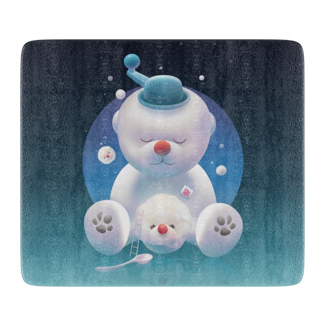 Bichon Ice Shaver Dreamland Cutting Board (Front)
