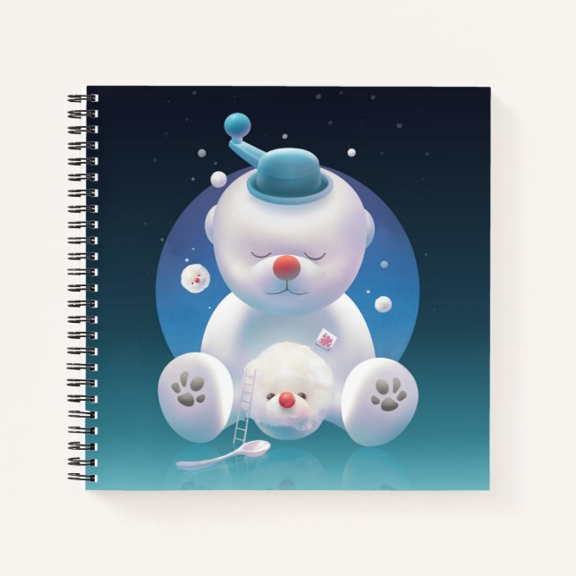 Bichon Ice Shaver Dreamland Notebook (Front)