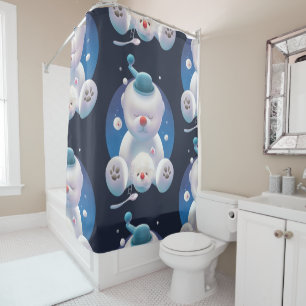 Bichon Ice Shaver Dreamland Shower Curtain