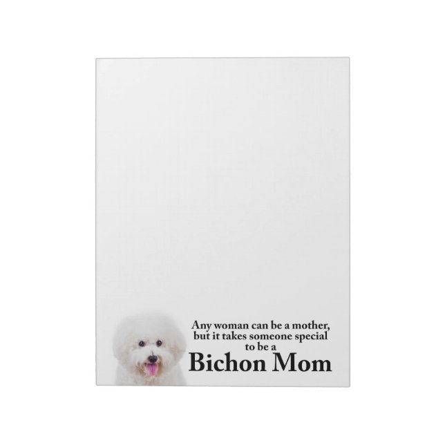 Bichon Mum Notepad (Rotated)