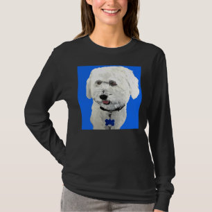 Bichon Poodle Blue T-Shirt