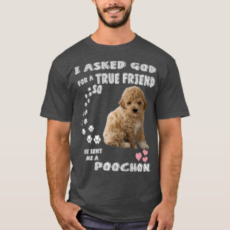 Bichon Poodle Dog Mum Bichon Poo Dad Costume T-Shirt