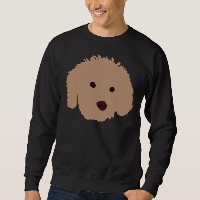 Bichon poodle     sweatshirt (Front)