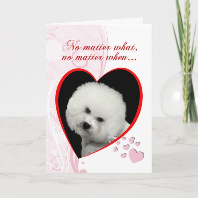 Bichon Valentine's Card (Front)