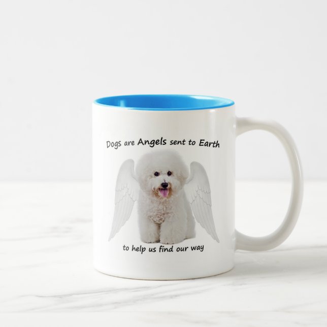 Bichons are Angels Mug (Right)