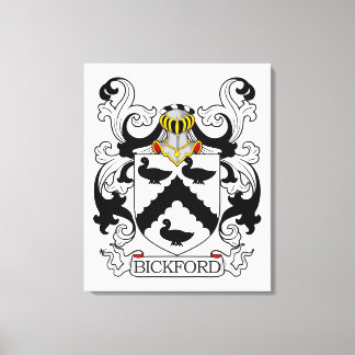 Bickford Family Crest Canvas Print