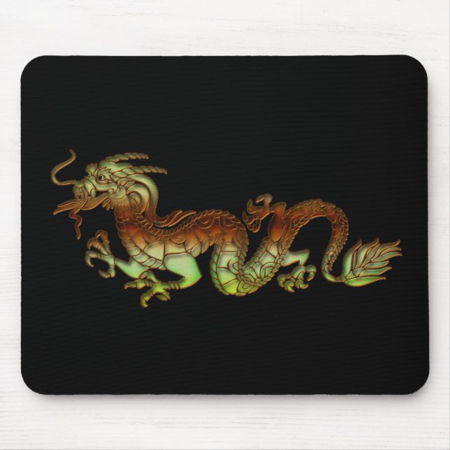 Bicolor Dragon Mousepad (Front)