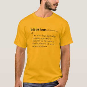 BICURIOUS T-SHIRT / Gay Slang T-shirt