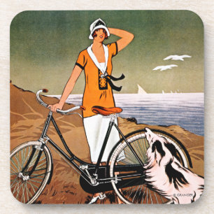 Bicycle Ad, 1925 Coaster