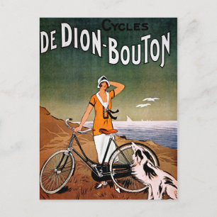 Bicycle Ad, 1925 Postcard