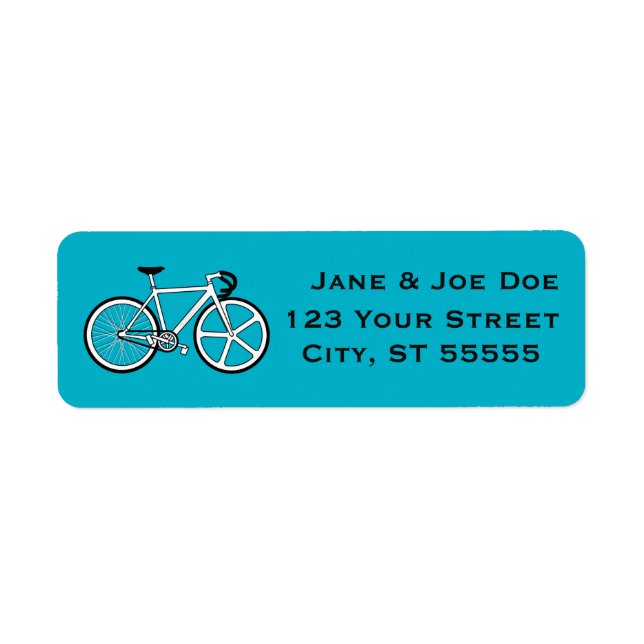 Bicycle Address Labels (Front)