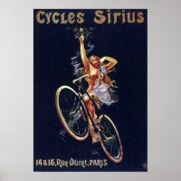 Bicycle Advertising Vintage Cycles Sirius