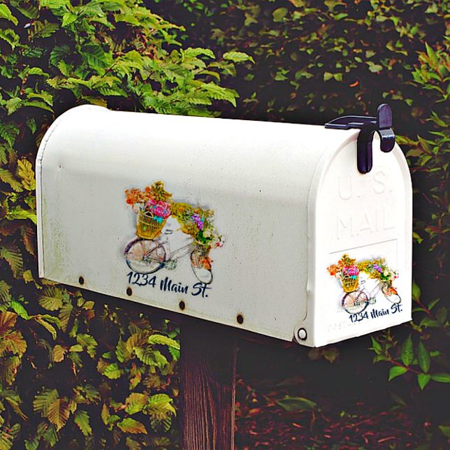 Bicycle and flowers mailbox (Creator Uploaded)