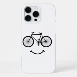Bicycle and Smile T-Shirt Bicycling Tee Shirt Blac iPhone 16 Pro Max Case