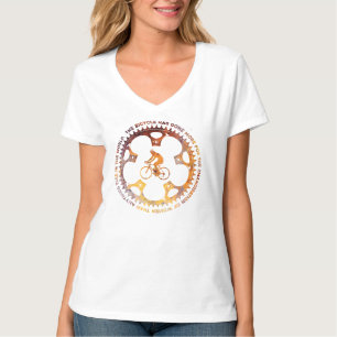 Bicycle and Woman T-Shirt
