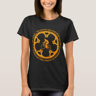 Bicycle and Woman T-Shirt