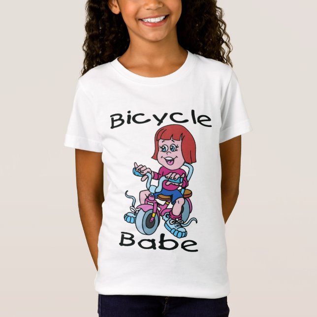 Bicycle Babe T-Shirt (Front)