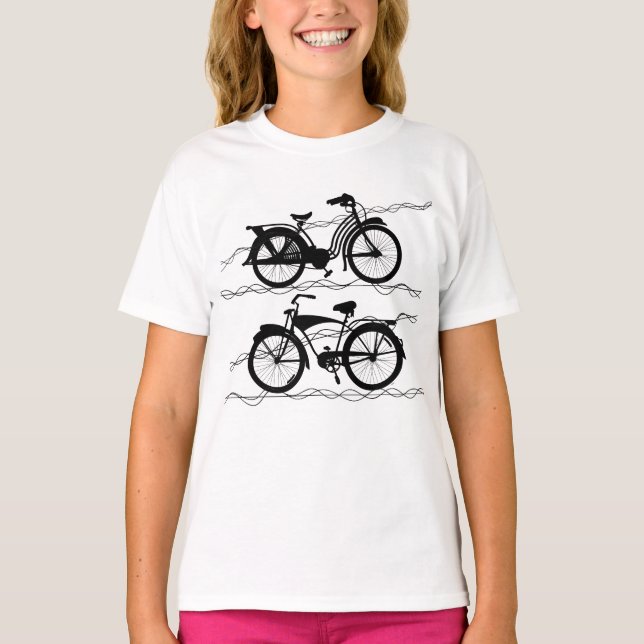 Bicycle Bicycle Black 1 T-Shirt (Front)