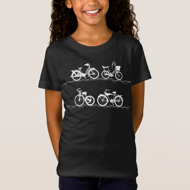 Bicycle Bicycle White T-Shirt (Front)