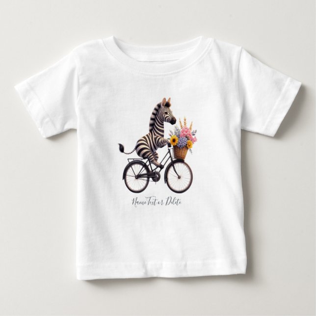 Bicycle Bicycle Zebra T-Shirt (Front)