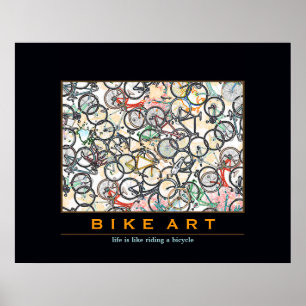 bicycle BIKE ART Poster