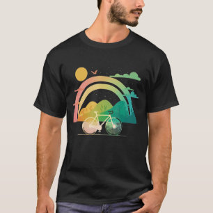 Bicycle Bike Bike Men Women Road Bike Wire Retro T-Shirt
