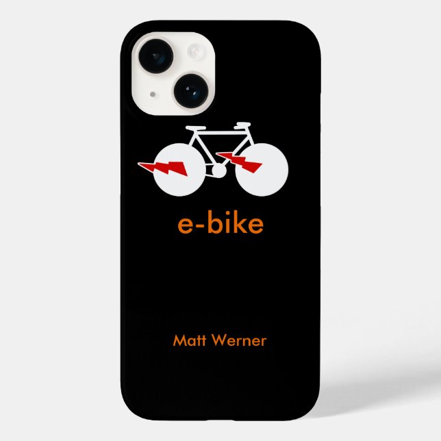 bicycle = bike = biking . nice Case-Mate iPhone case (Back)