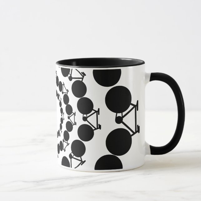 bicycle . bike / cycling nice mug (Right)