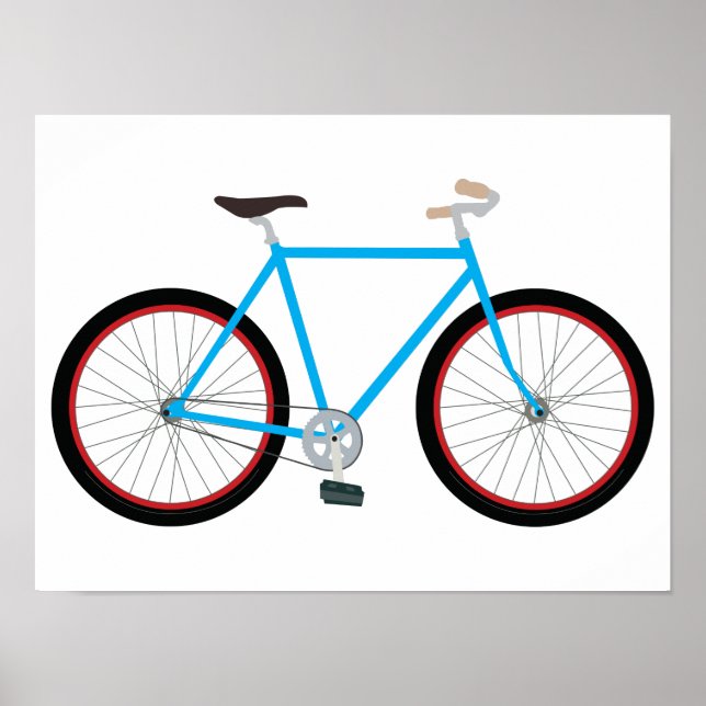Bicycle Bike Design Poster (Front)